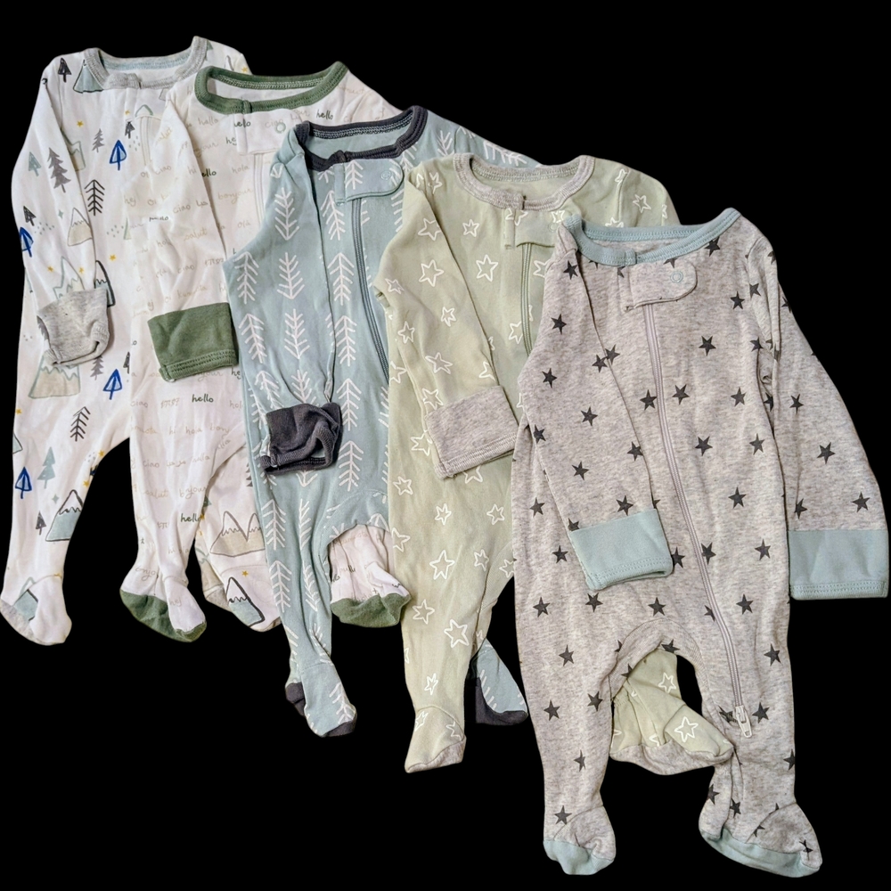 Cloud Island Newborn Footies